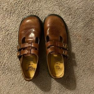 Brown Doc Marten Mary Jane US 7